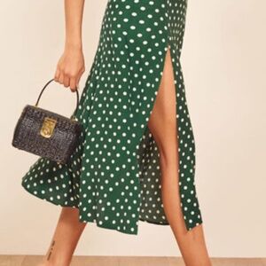 Reformation Zoe slit skirt